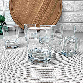 Скляні квадратні стопки 55 мл Uniglass Viva, фото 1