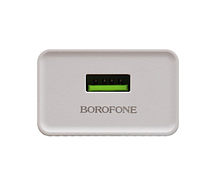 Мережевий зарядний пристрій Borofone BA47A + кабель Micro USB QC3.0, фото 2