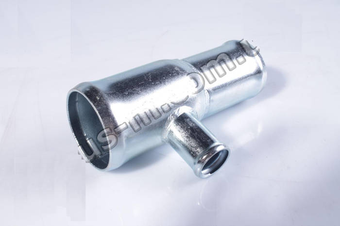 Трубка радиатора Газель, Волга отводящая (тройник) оцинкованный "Чайник ...