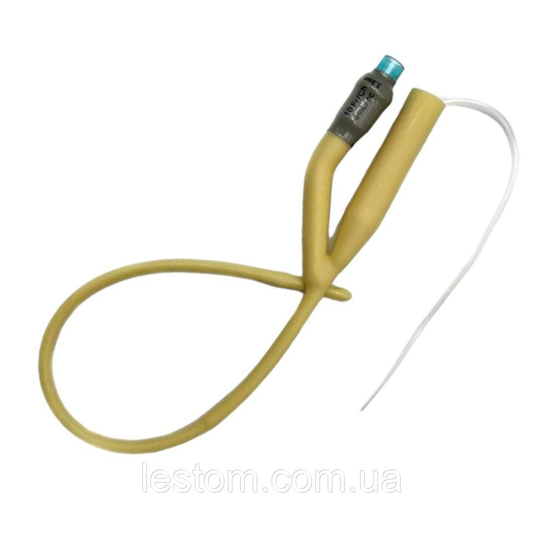 Катетер Фолея латексний, 2-ходовий MEDICARE, розмір Fr10