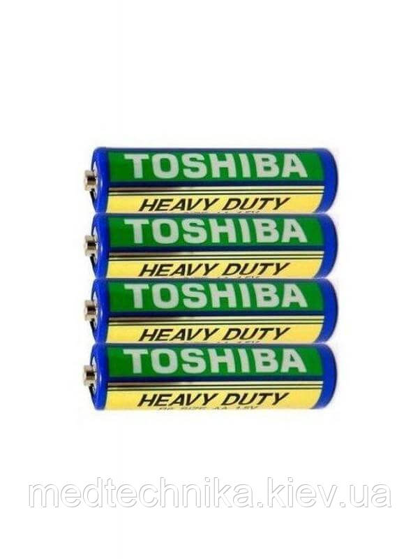 Батарейка сольова мініпальчикова TOSHIBA R03 AAA, фото 1