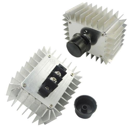 Регулятор напруги AC 220В 5000Вт термостат диммер потужності, захист від КЗ, алюмінієвий радіатор