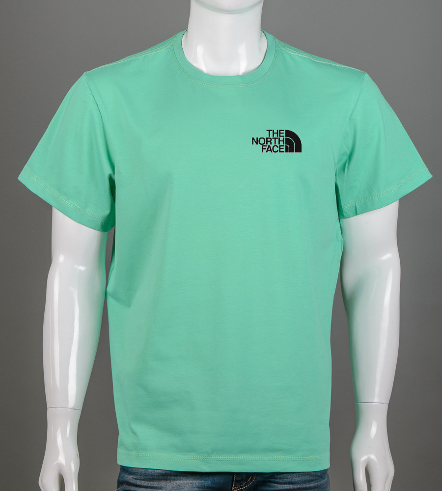 Футболка батал The North Face 2305б (Уп.4шт 3XL,4XL), М'ята
