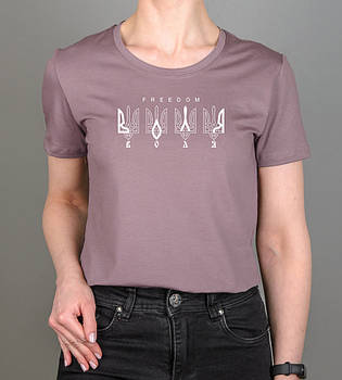 Футболка жіноча Воля 2307ж (Уп.4шт M-XXL), Суха троянда