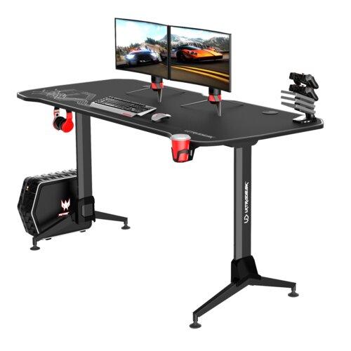 Геймерський ігровий стіл ULTRADESK Grand Desk White PRF