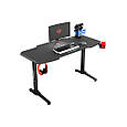 Геймерський ігровий стіл ULTRADESK Frag графіт PRF, фото 5