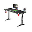 Геймерський ігровий стіл ULTRADESK Frag Desk Green PRF, фото 9