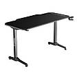 Геймерський ігровий стіл ULTRADESK Frag Desk Black PRF, фото 2