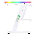 Геймерський ігровий стіл GAMESHARK Zeo desk White PRF, фото 4