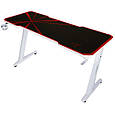 Геймерський ігровий стіл GAMESHARK Zeo desk White PRF, фото 5