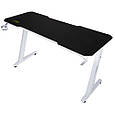 Геймерський ігровий стіл GAMESHARK Zeo desk White PRF, фото 7