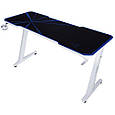 Геймерський ігровий стіл GAMESHARK Zeo desk White PRF, фото 8