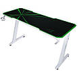 Геймерський ігровий стіл GAMESHARK Zeo desk White PRF, фото 9