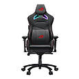 Крісло комп'ютерне ASUS ROG Chariot Armchair Black PRF, фото 2