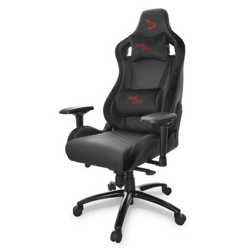 Крісло комп'ютерне STEELPLAY SGC02 Black-red PRF