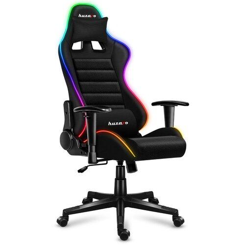 Крісло комп'ютерне HUZARO Force 6.0 RGB Mesh Armchair Black PRF