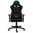 Крісло комп'ютерне HUZARO Force 6.0 RGB Mesh Armchair Black PRF, фото 3