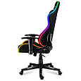 Крісло комп'ютерне HUZARO Force 6.0 RGB Mesh Armchair Black PRF, фото 5