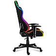 Крісло комп'ютерне HUZARO Force 6.0 RGB Mesh Armchair Black PRF, фото 6