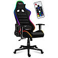 Крісло комп'ютерне HUZARO Force 6.0 RGB Mesh Armchair Black PRF, фото 7