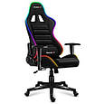 Крісло комп'ютерне HUZARO Force 6.0 RGB Mesh Armchair Black PRF, фото 9