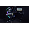 Крісло комп'ютерне TRUST GXT 716 Rizza RGB LED Chair Black PRF, фото 7