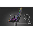 Крісло комп'ютерне TRUST GXT 716 Rizza RGB LED Chair Black PRF, фото 9