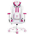 Крісло комп'ютерне DIABLO CHAIRS X-Ray (XL) (XL) біло-рожеве PRF, фото 3