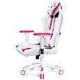 Крісло комп'ютерне DIABLO CHAIRS X-Ray (XL) (XL) біло-рожеве PRF, фото 4