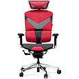 Крісло комп'ютерне DIABLO CHAIRS V-Dynamic Armchair Crimson PRF, фото 4