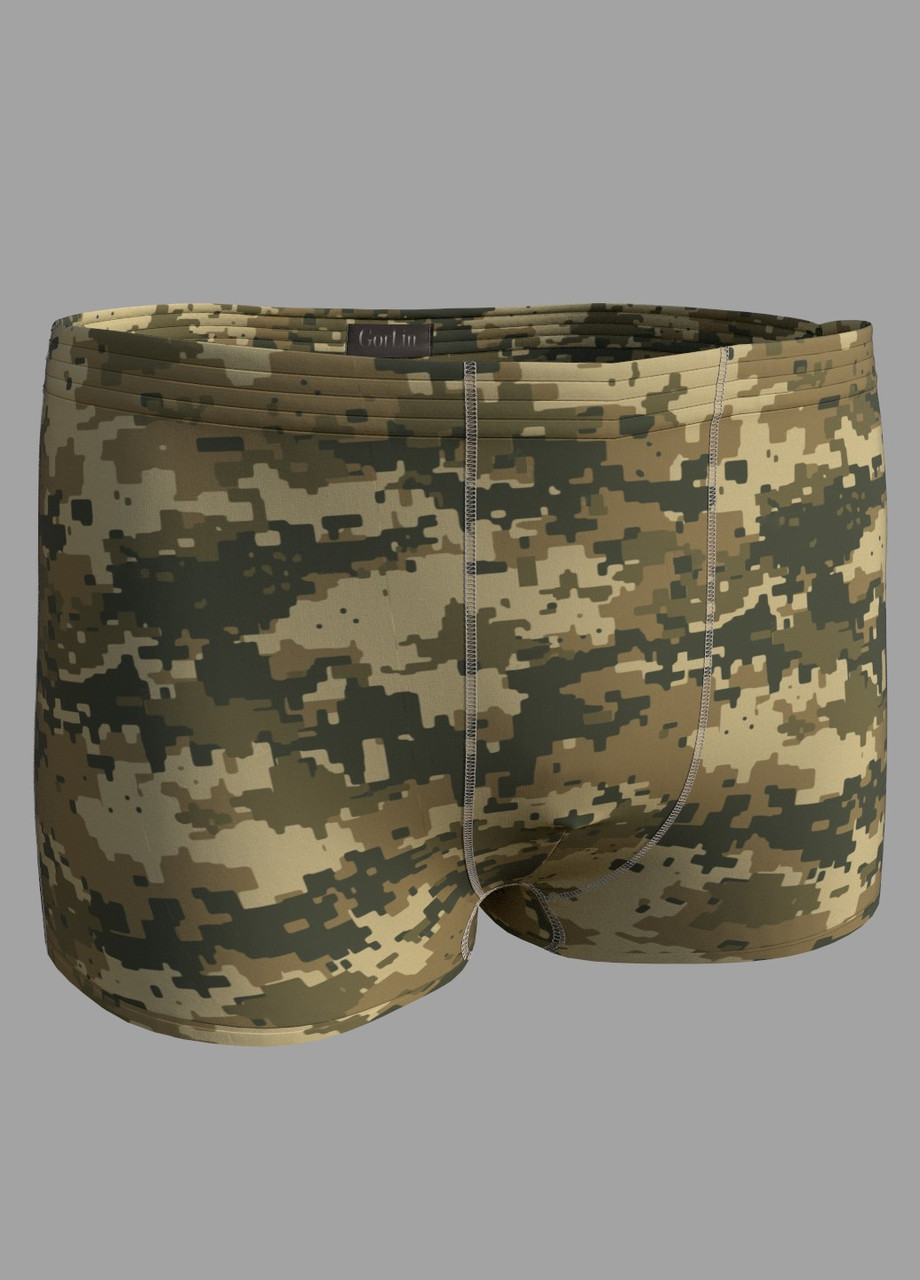 Труси боксери чоловічі (бавовна, піксель) 44, фото 1