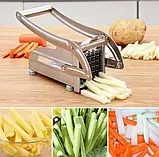 Картоплерізка Potato Chipper Professional SIlver для нарізування картоплі фрі, фото 2