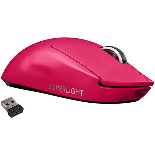Миша LOGITECH G Pro X Superlight Magenta Mouse PRF, фото 1