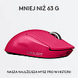 Миша LOGITECH G Pro X Superlight Magenta Mouse PRF, фото 3