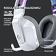 Навушники LOGITECH G733 Lightspeed White PRF, фото 6