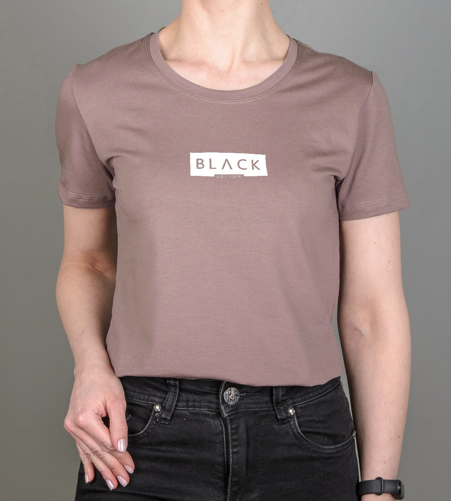 Футболка жіноча Black 2286ж (Уп.4шт M-XXL), Пудра
