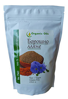 Лляне борошно без глютену Organic Oils, 250 г