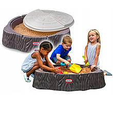 Little Tikes 644658 Пісочниця Пень із кришкою