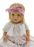 Повязка детская 48-54 размер хлопок для девочки на голову головные уборы розовый (ПД293)