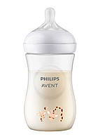 Бутылочка для кормления Philips AVENT Natural Природный поток Жираф 260 мл SCY903/66