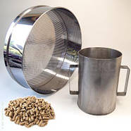 Сито лабораторне СЛП-400 металопробивне, кругла комірка 3.15, сертифікат, піддон, фото 5