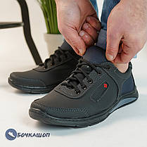 Якісні чоловічі кросівки з еко шкіри, фото 4