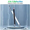 Універсальний Ємнісний Стілус - Ручка 3 в 1 Чорний Touch Pen для планшета сенсорного екрану, фото 6