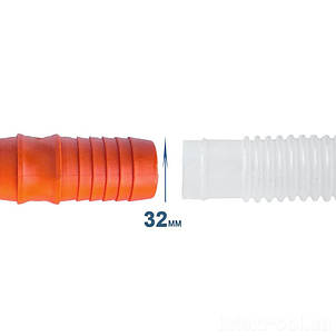 Гофрований шланг для пилососу Intex 10797-1 (стандарт 32 мм). Довжина 7,5 м, діаметр 32 мм, фото 2