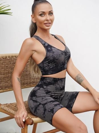 Топ з перехрещеними бретелями S, Тай дай Чорний