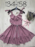 Плаття для дівчинки 134 — 158 Дитяче підліткове красиве літнє плаття Літній сарафан для дівчинки