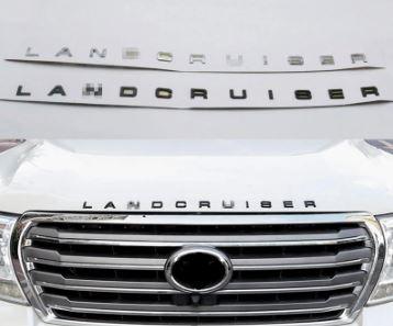 Шильдик емблема капота TOYOTA LAND CRUISER ТОЙОТА ЛЕНД КРУЗЕР ленд крузер тойота колір чорний, фото 1