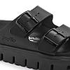 Шльопанці шкіряні Birkenstock Arizona Chunky чорні жіночі ортопедичні 38 розмір 1024565, фото 6