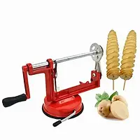 Машинка для спиральной нарезки картофеля ,Машинка для резки Spiral Potato Slicer, Овощерезка для картофеля