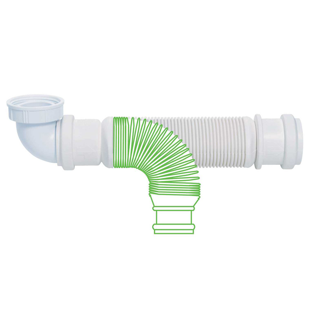 Сифон для раковины Senzo 1¼"ר32мм WIRQUIN (9541526), фото 4